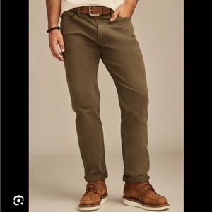 Lucky Brand 410 Athletic Straight Men's Tan pants size 34x30